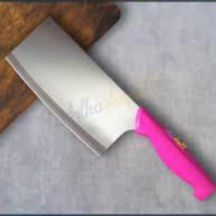 Psau Golok Stainless Stel Super Tajam Cincang Pisau Daging Cacah Ayam Dan Tulang Warna Warni