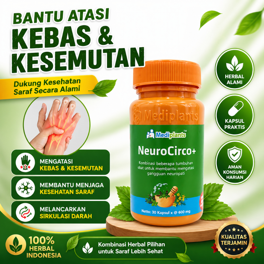 Neuropati | Obat Kebas Kesemutan & Mati Rasa Alami