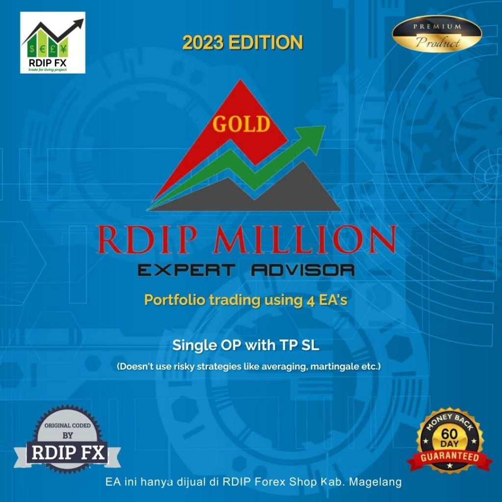 Robot Forex EA RDIP Million - Gold Version (Paket Lock Nama Akun)