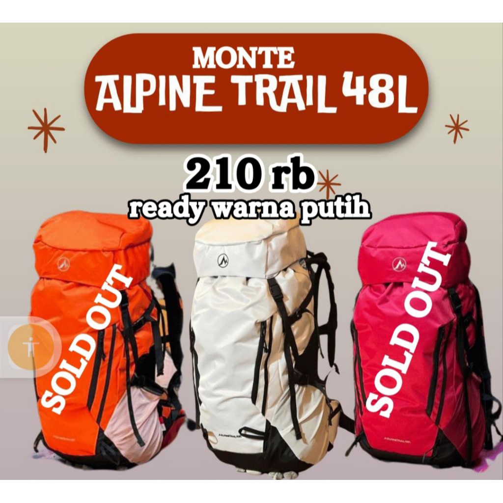 tas gunung monte
