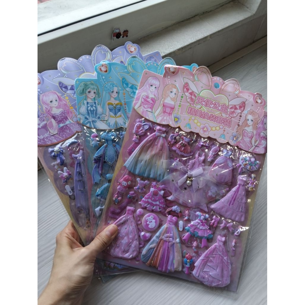 stiker diy anak sticker diy timbul mainan anak perempuan