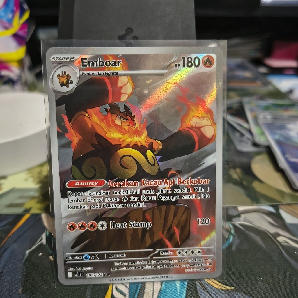 Pokemon TCG Indonesia Emboar AR