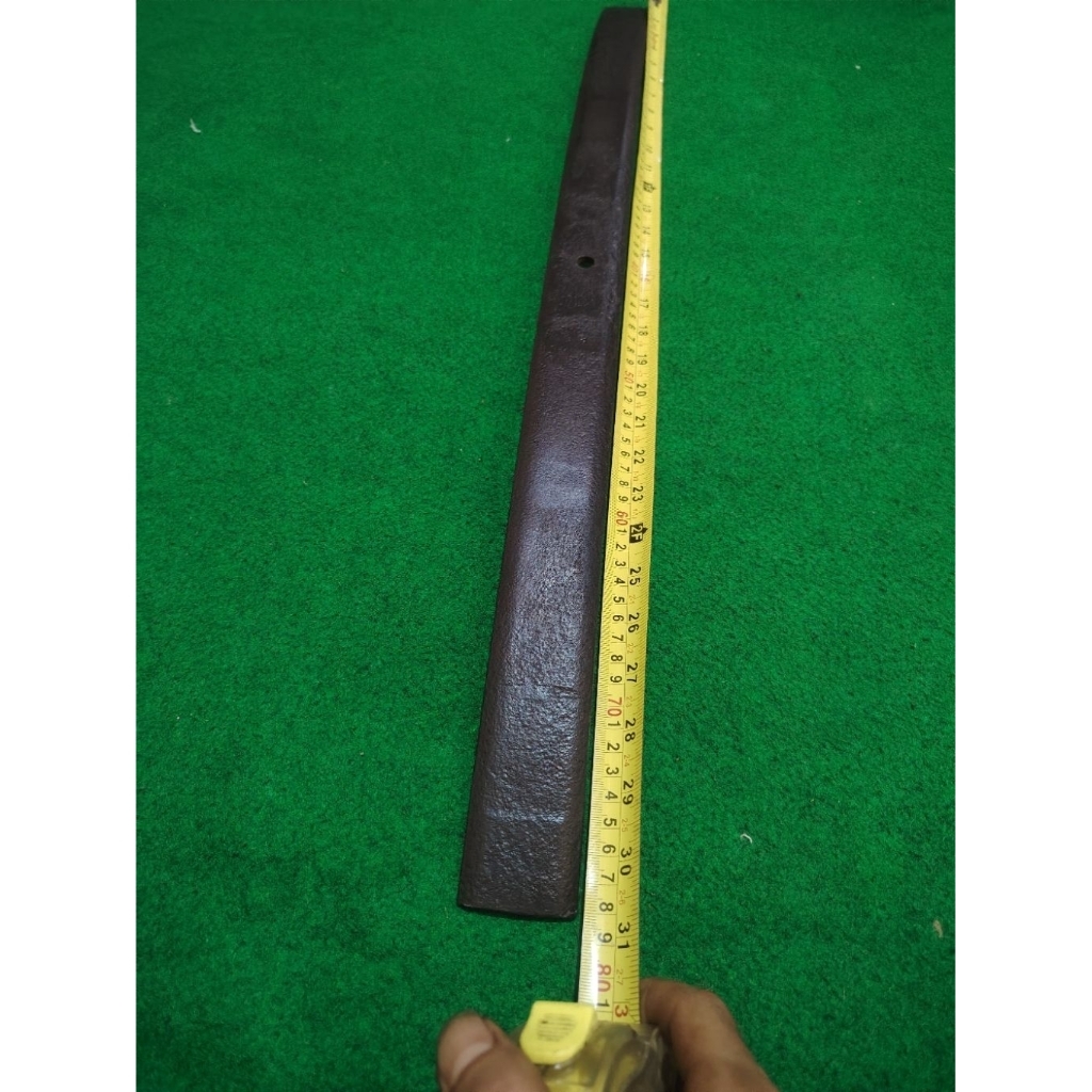 per jeep wilis tebal 5mm x 4,5cm x 78cm baja bahan bilah pande pandai besi
