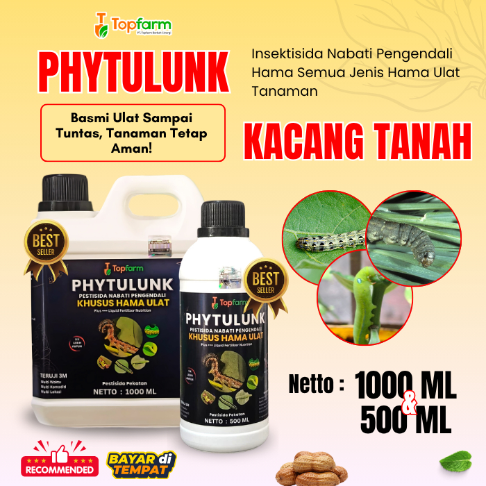 Pestisida Hama Ulat Kacang Tanah / Obat Semprot Buah Kacang Tanah / Obat Ulat Topfarm / Obat Ulat Da