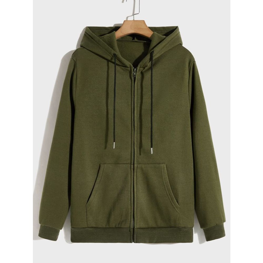 sweater hoodie resleting  pria pullover basic kasual original // jacket murah premium