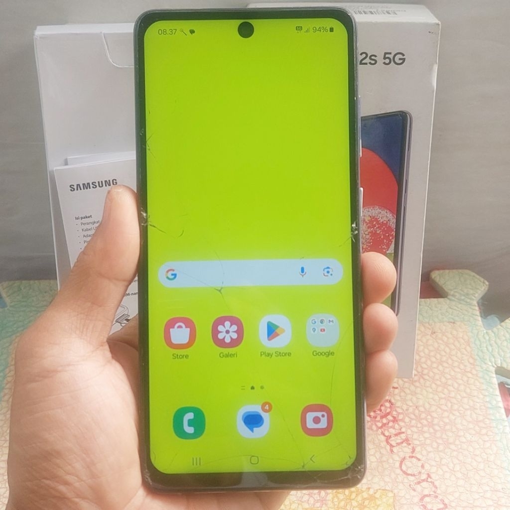 Hp Samsung A52S 5G 8/256 NFC Eks Resmi Sein Second
