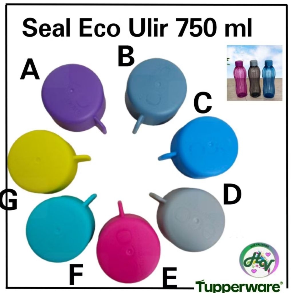 Seal Eco / Tutup Eco Botol Jadul 750ml dan Eco Fancy 500ml Tupperware