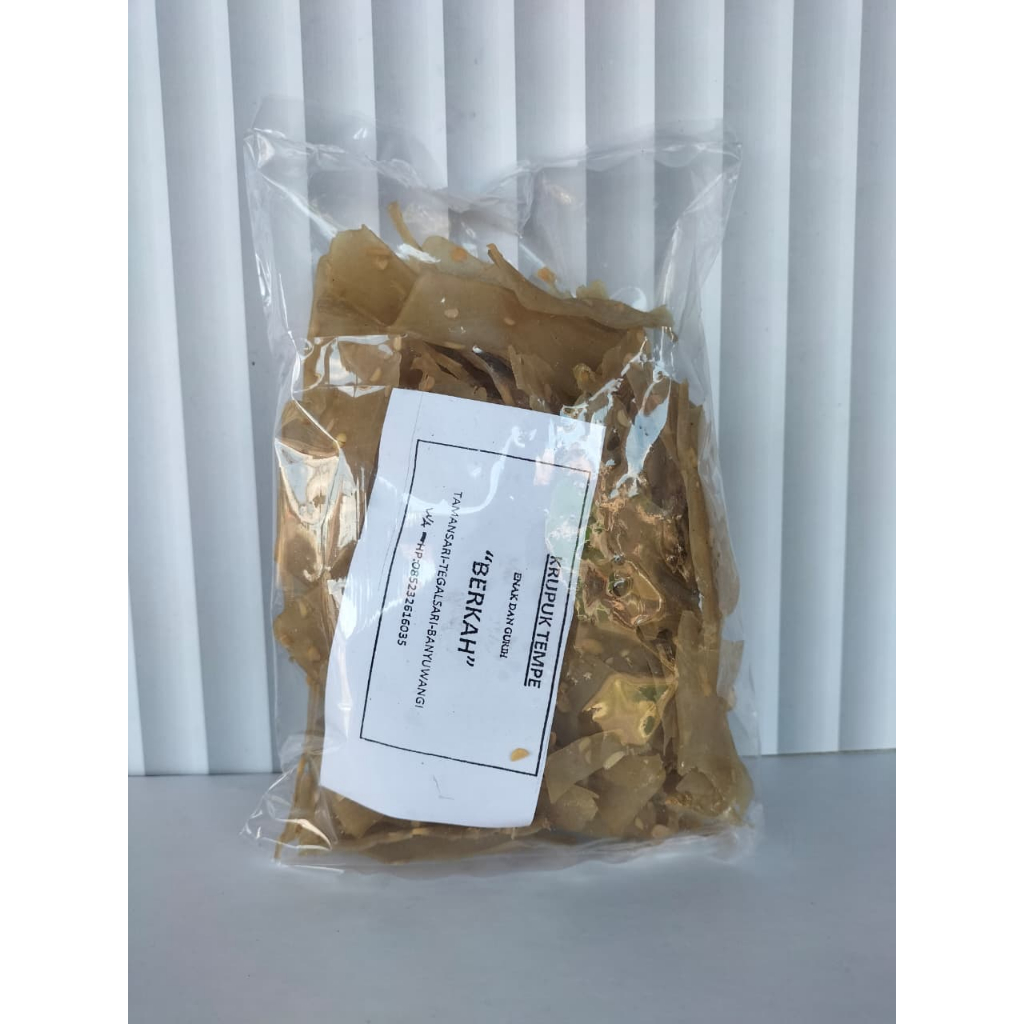 kerupuk / kerupuk tempe / kerupuk tempe mentah 1/4 kg / kerupuk tempe mentah / kerupuk tempe mentah 