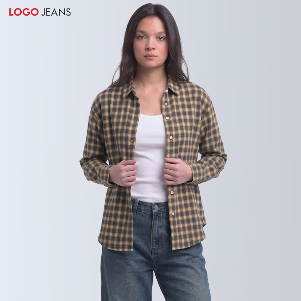 Logo Jeans - Kemeja Wanita Stacia 24882L5NJ