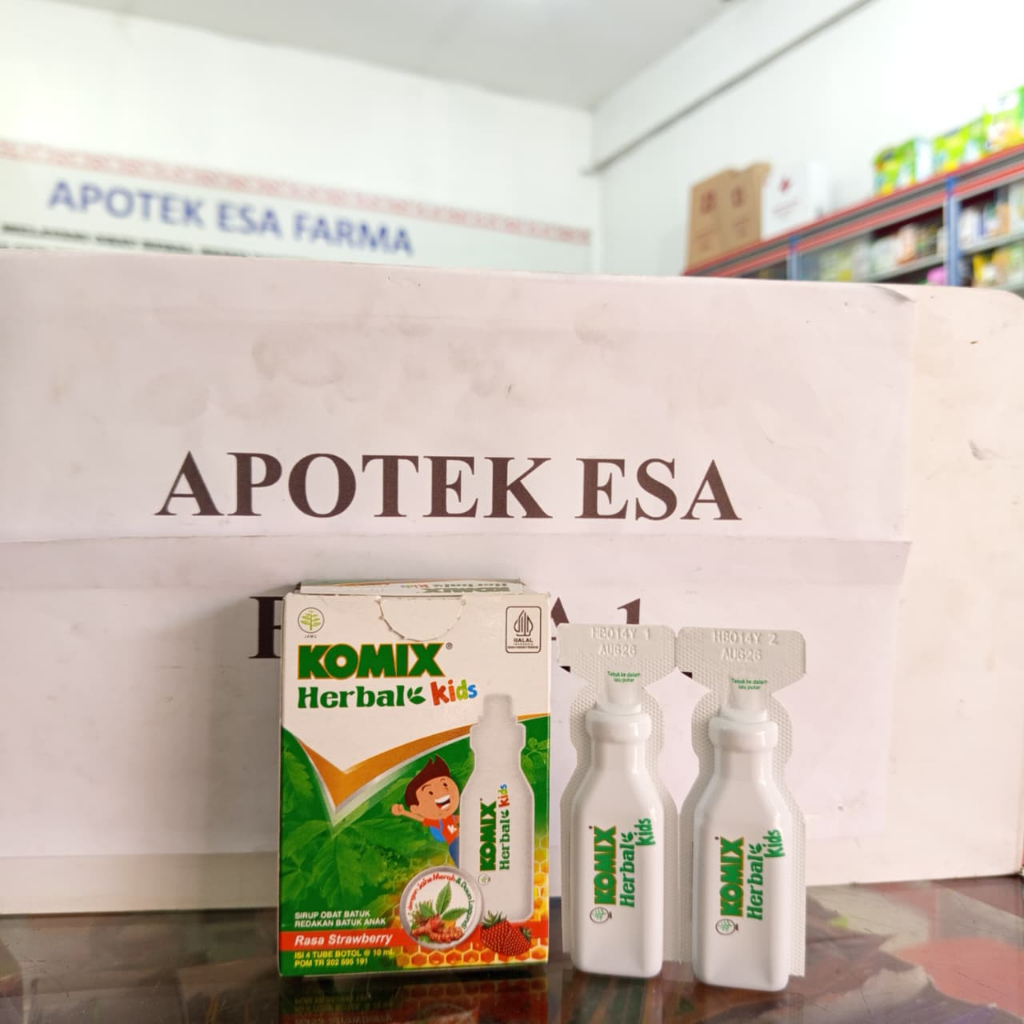 Komix Herbal Kids Rasa Strawberry 10 Ml 1pcs