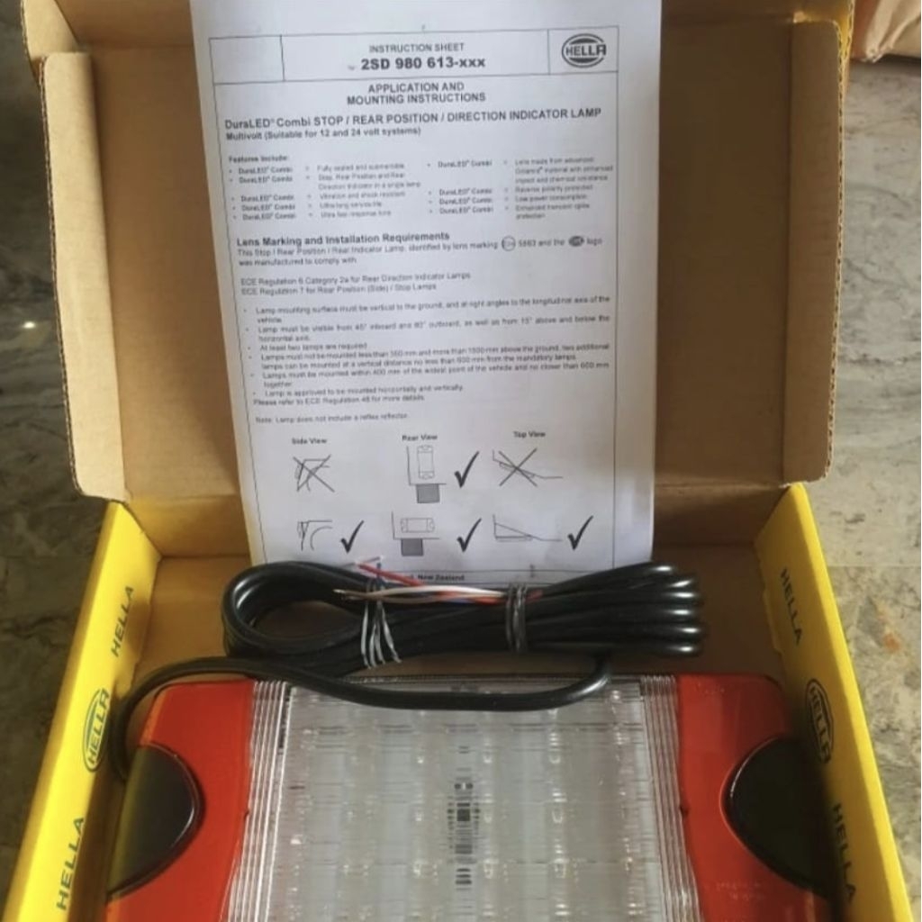 LAMPU STOPLAMP HELLA 3 IN 1 DURALED