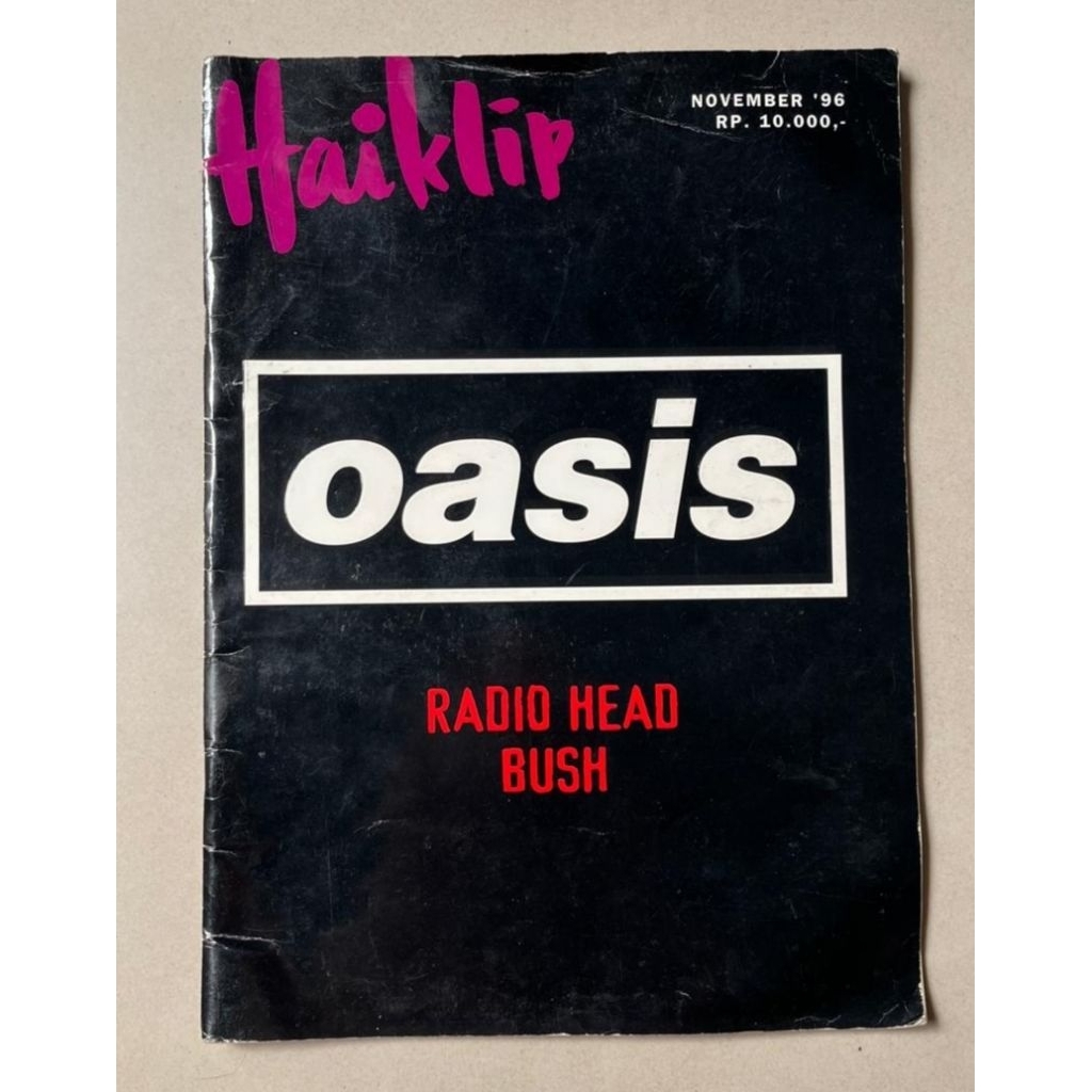 Majalah Hai Klip Oasis / November 1996