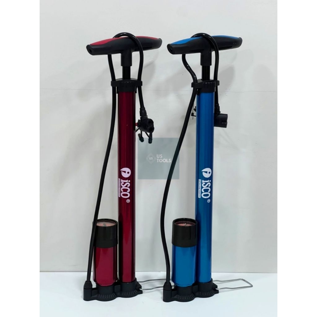 ISCO Pompa angin tabung ban manual pompa sepeda tabung pompa angin portable