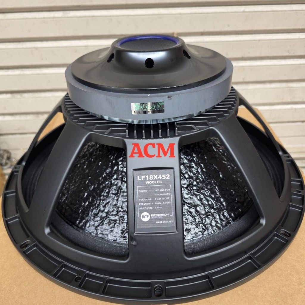 SPEAKER COMPONENT RCF LF18X452 SUBWOOFER 18 INCH VC 4 INCH 18X452