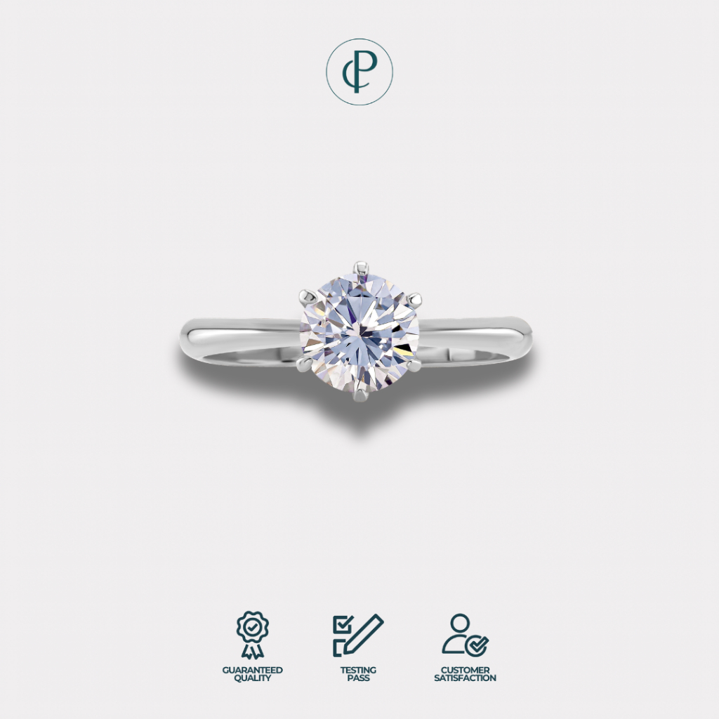 Pam & Co - Thea Cincin Wanita | Cincin Wanita Anti Karat | Cincin Rhodium