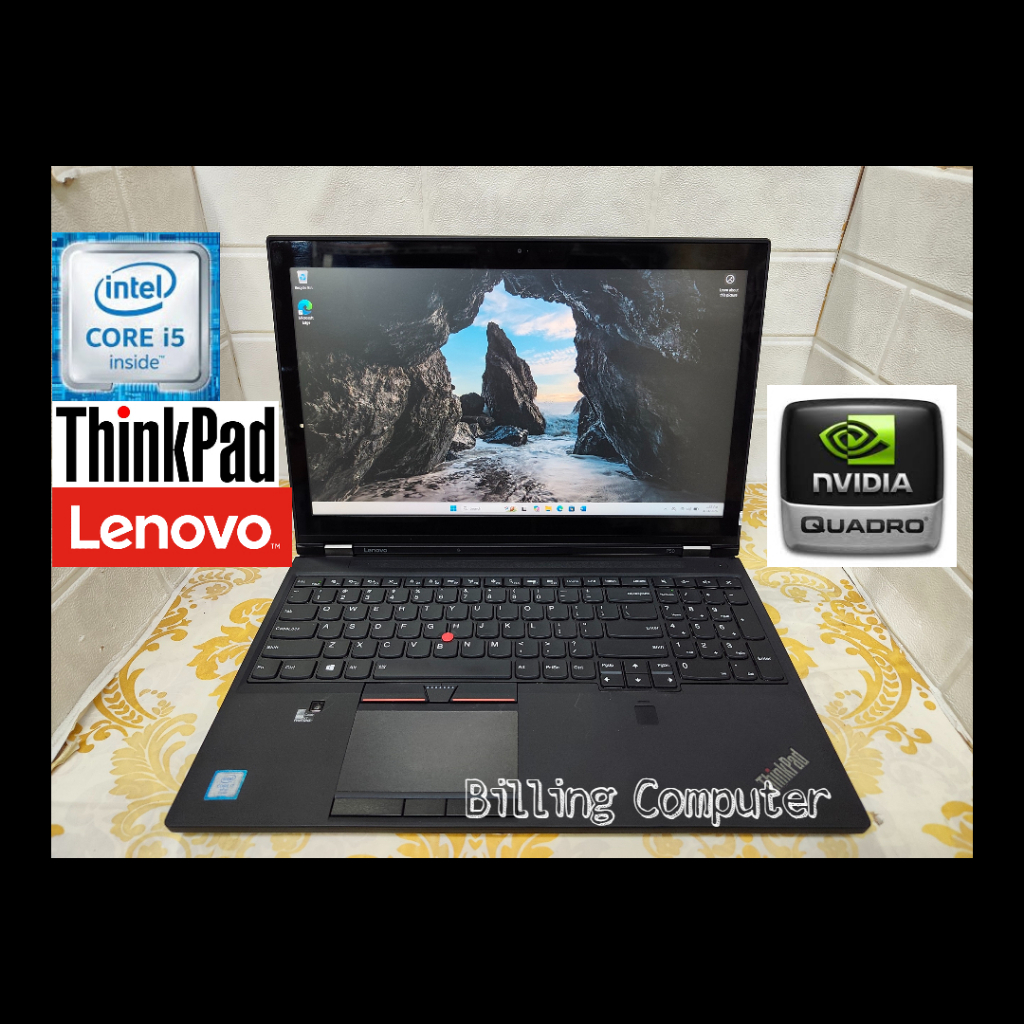 LAPTOPI GAMING LENOVO THINKPAD P50 LAYAR SENTUH I7 6820HQ NVIDIA QUADRO M2000M