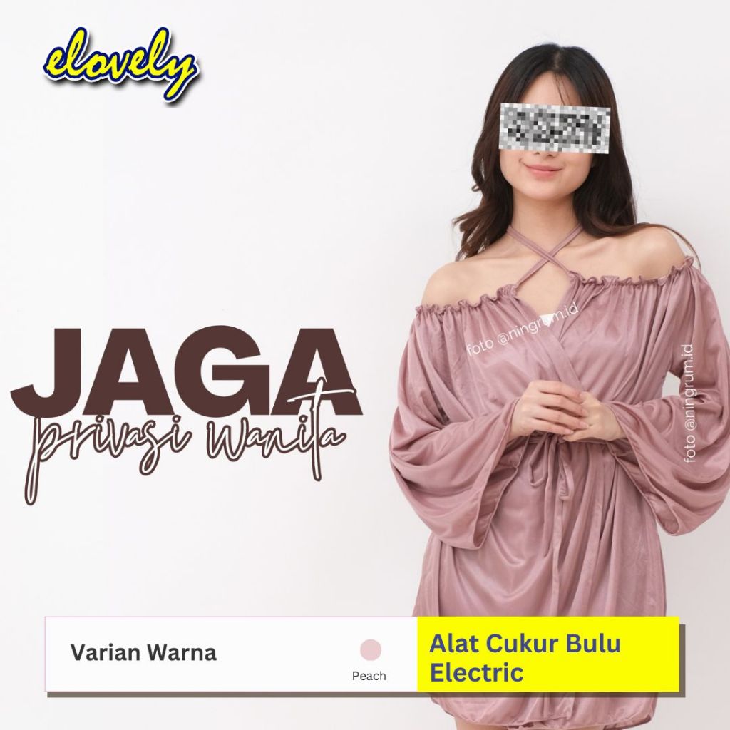 Elovely - Outer Kimono Sexy Baju Tidur Sexy Kimono Bridal Shower Bahan Sutra - LJ003
