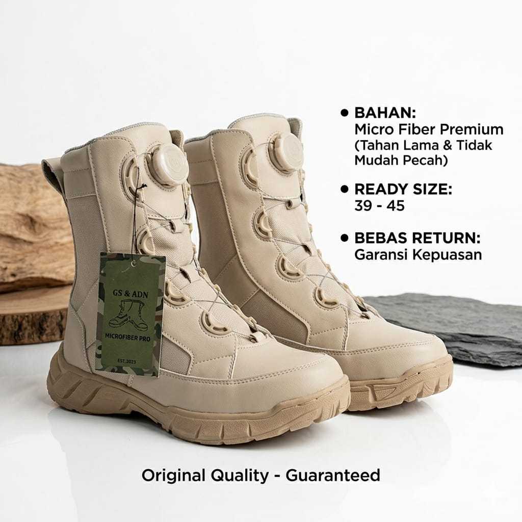 Sepatu Pdl Kemhan Tali Putar