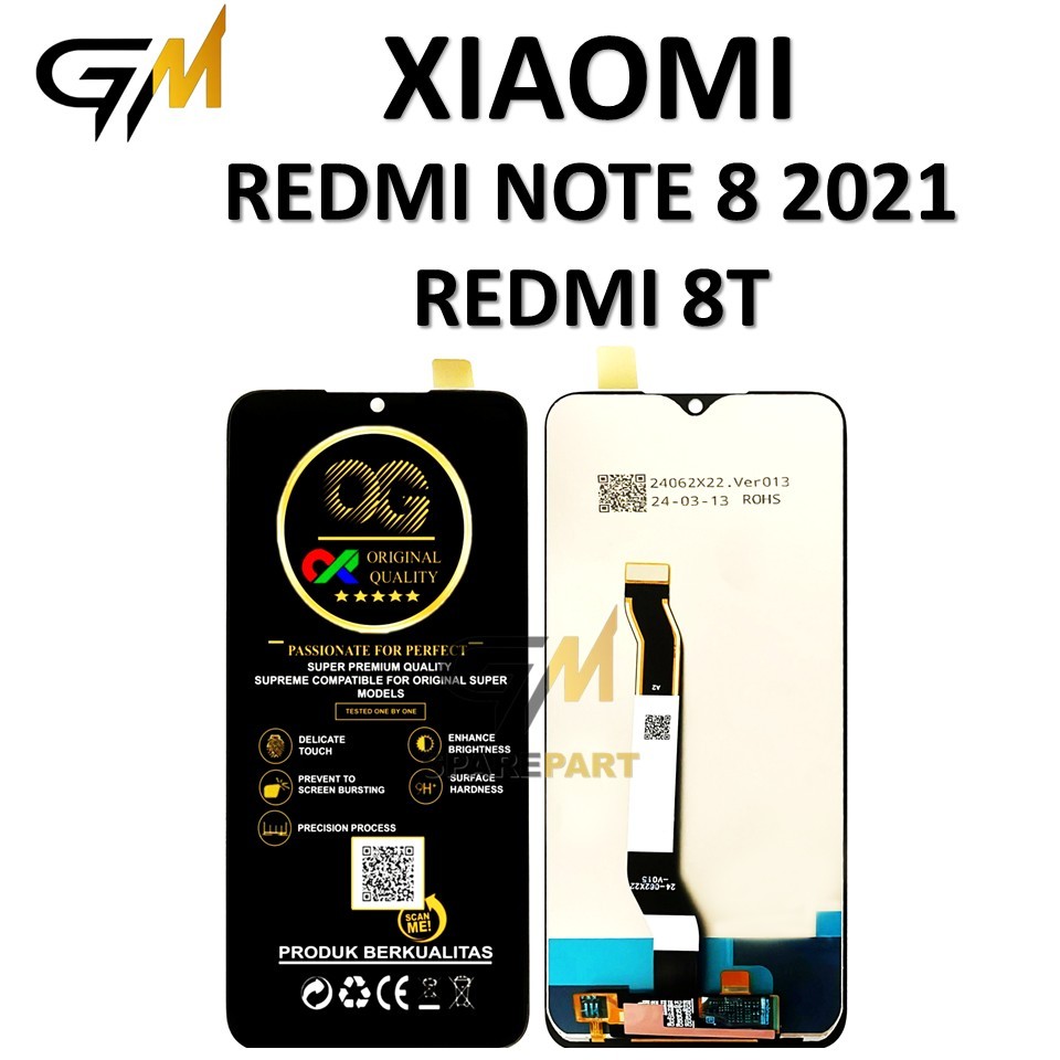 LCD TOUCHSCREEN XIAOMI REDMI NOTE 8 2021 / REDMI NOTE 8T ORIGINAL100% COMPLETE