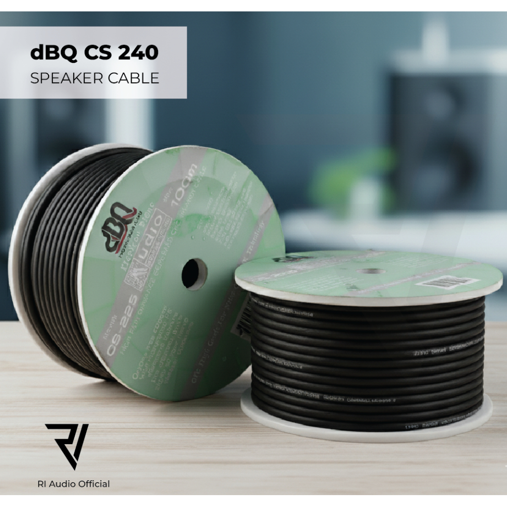 Speaker Kabel dBQ CS SERIES Kabel dBQ 2x1.5, 2x2.5, 2x4 Kabel dBQ full tembaga