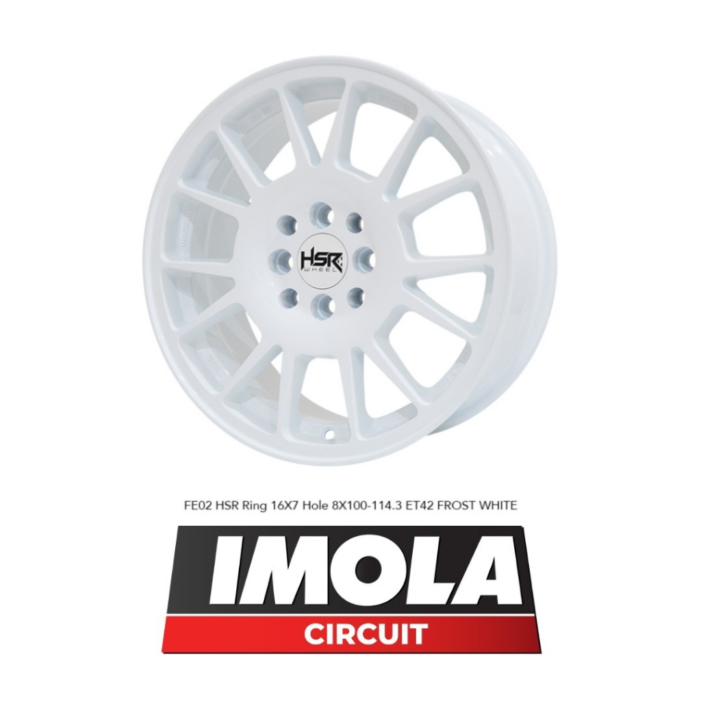 Ready Velg Mobil R=ring 16 HSR FE02 Rally Look Brio Jazz Ignis DLL