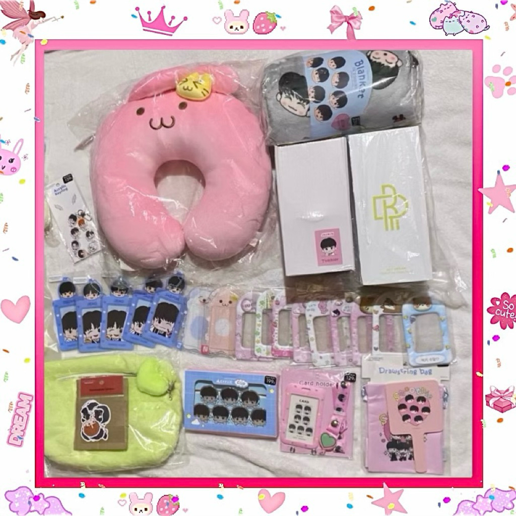 READY MOSHI MOSHI X NCT DREAM TUMBLER HAECHAN HOODED BLANKET CHENLE FLUFFY BAG ACRYLIC CLIP KEYRING 