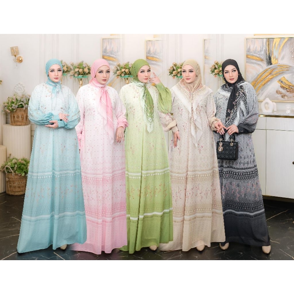 LIDYA Series by Sarkis / gamis elegant mewah kekinian / gamis cantik premium terbaru