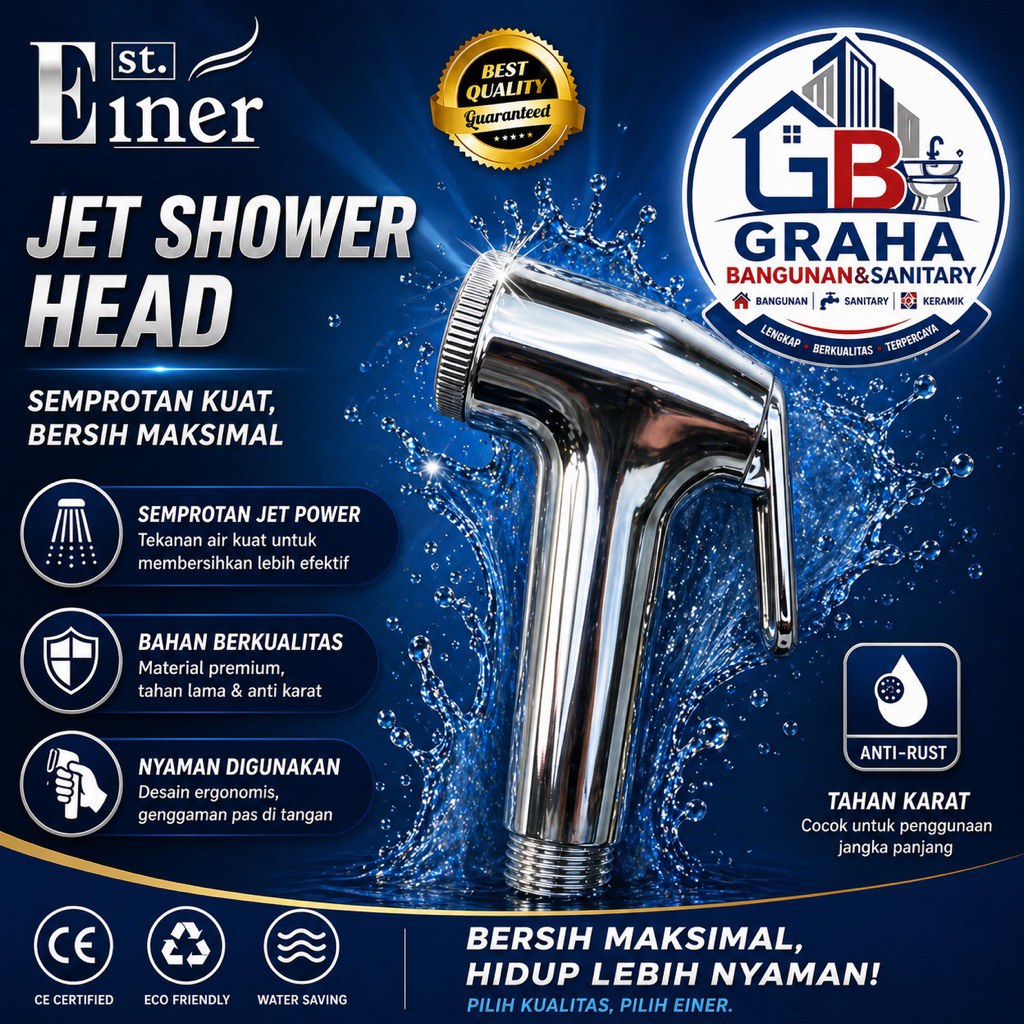Kepala Shower Cebok Kamar Mandi Einer