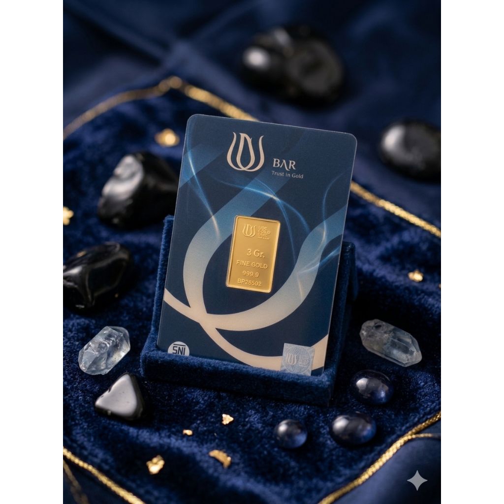 Logam Mulia LM Emas 3 Gram Batik Press UBS  | PANTES GOLD STORE