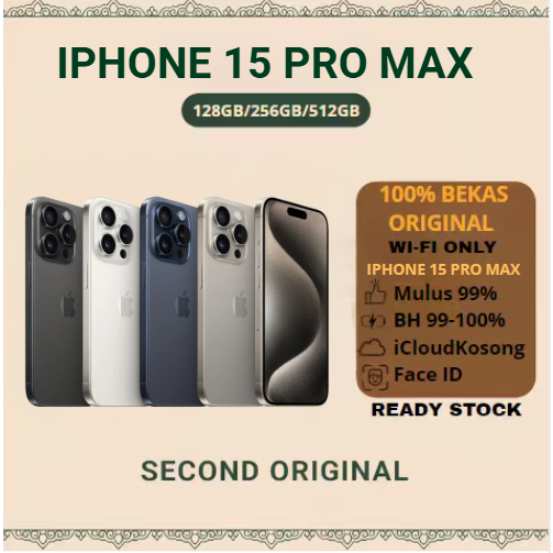 IPHONE 15 PRO/PRO MAX 128GB/256GB WIFI ONLY iphone 15 PRO/PRO MAX