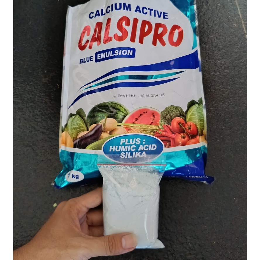Pupuk Calcium Active Calsipro Blue Emulsion Repacking 100 Gram | Pupuk Kalsium Plus humic acid silik