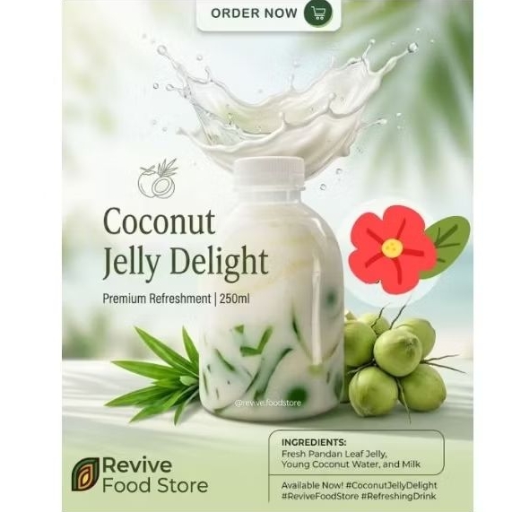 Coconut Jelly Delight Kelapa Jelly