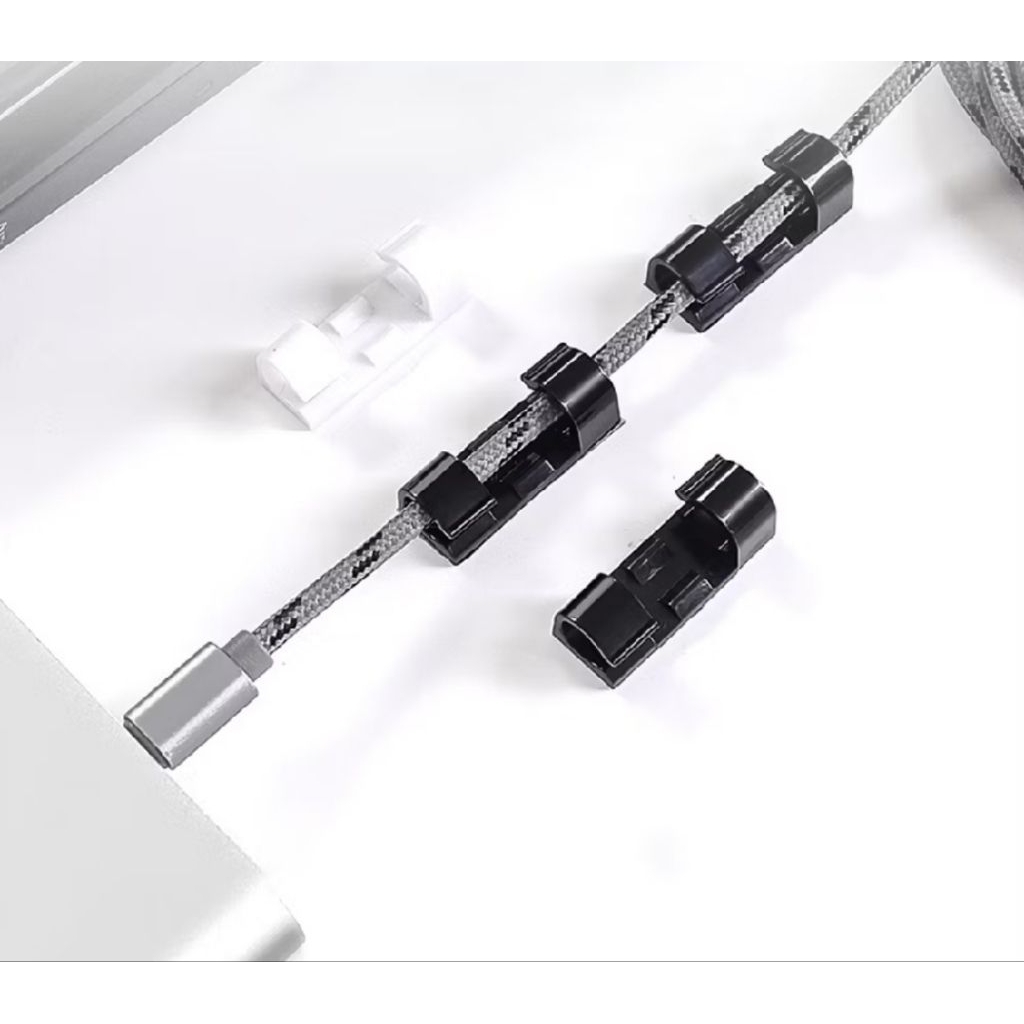 Clip Cable Organizer  Klem Kabel 'Tempel Serbaguna Klip kabel Tanpa Paku