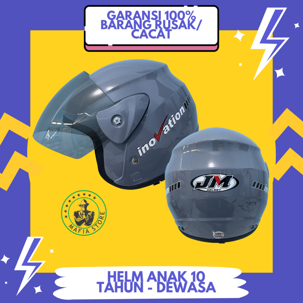 Helm Anak Remaja Dewasa Original SNI Cowok Cewek Laki Laki Perempuan