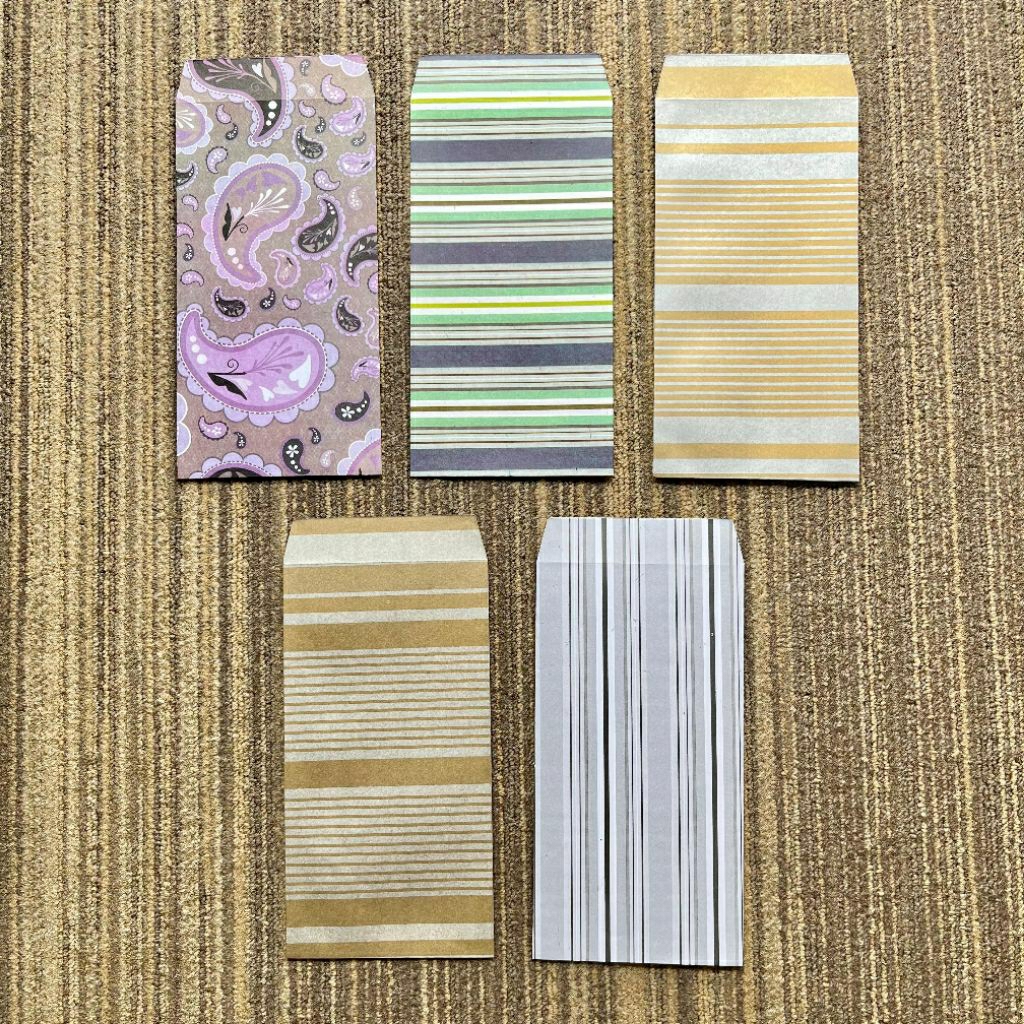 Angpau Motif Batik isi 10 / Angpau Motif Garis isi 10 / Amplop Motif Batik isi 10 / Amplop Motif Gar