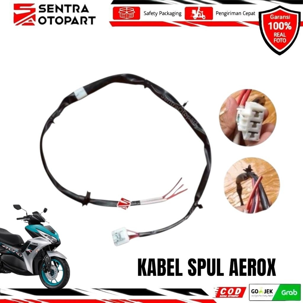Kabel spul sepul soket spul panjang aerox nmax new original