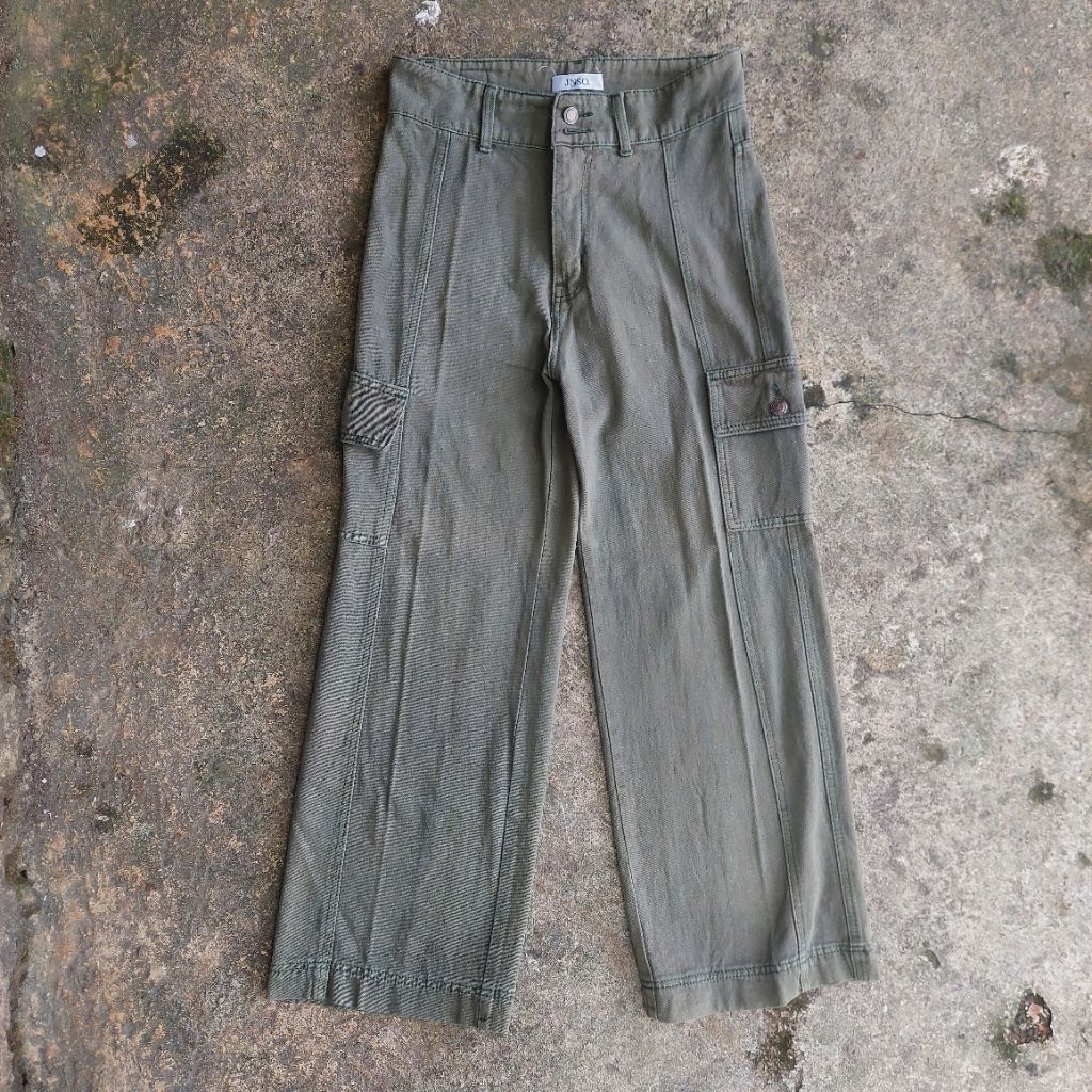 JINISO Loose Cargo Denim Jeans 400
