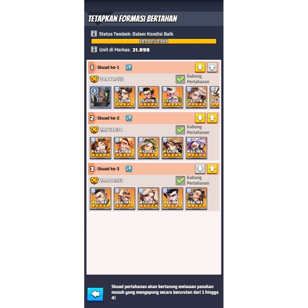 AKUN LAST WAR SULTAN