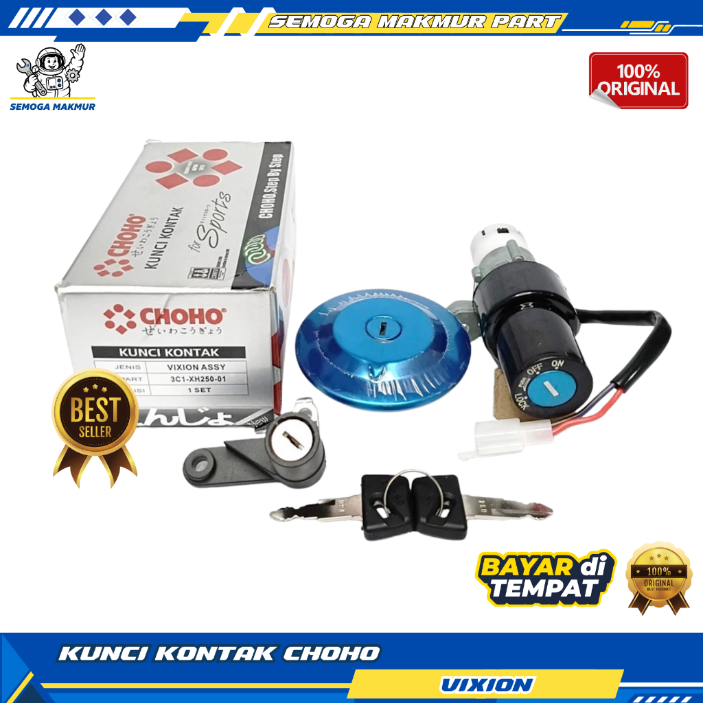 KUNCI KONTAK ASSY KOMPLIT SET VIXION OLD LAMA CHOHO