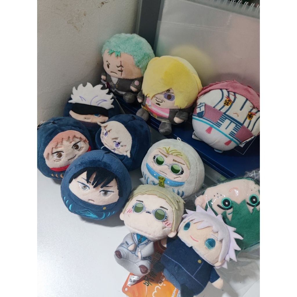 ganci midoriya, akaza, zoro sanji mugitama, jjk nanami, gojo, yuji, megumi, inumaki