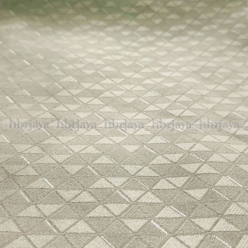 Bahan Kain Jok Mobil Ori Fabric Kode Cream Motif Diamond