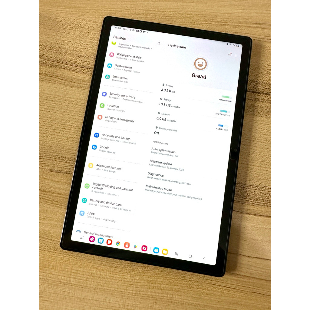 SAMSUNG GALAXY TAB A8 10.5 2022