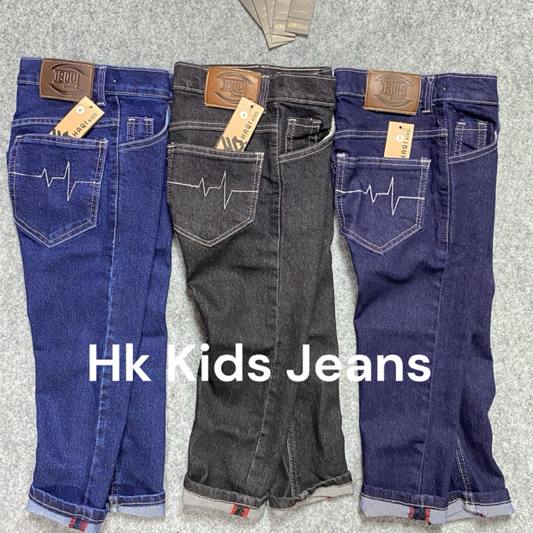Celana jeans Selvedg Anak Laki-Laki 4-12 Tahun termurah