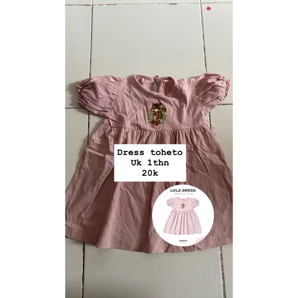 preloved dress anak toheto