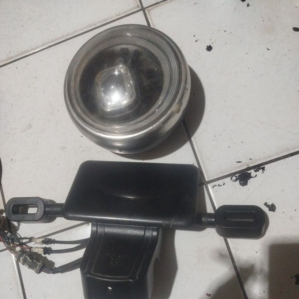 lampu dan spedometer uwinfly sepeda listrik
