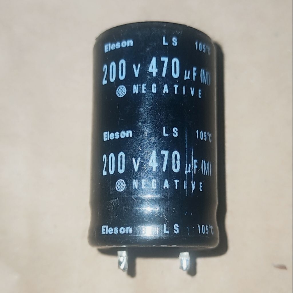 C Elco Elko 470uF 200V 470 uF 200 V Snap In