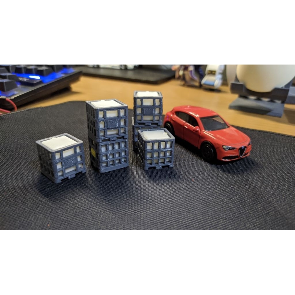 Water Tank maket 1/64 3D print 2pcs