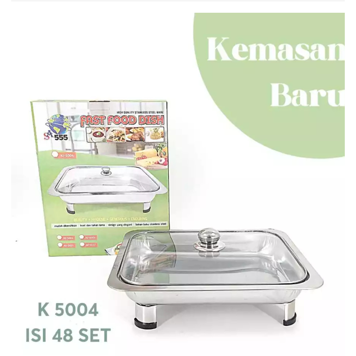 FAST FOOD DISH TUTUP FULL KACA FAST FOOD PRASMANAN KJ5004