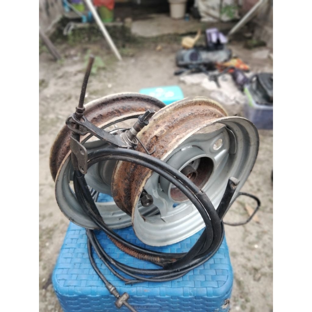 set handle kaki-kaki qingqi babymatic 50cc sundiro