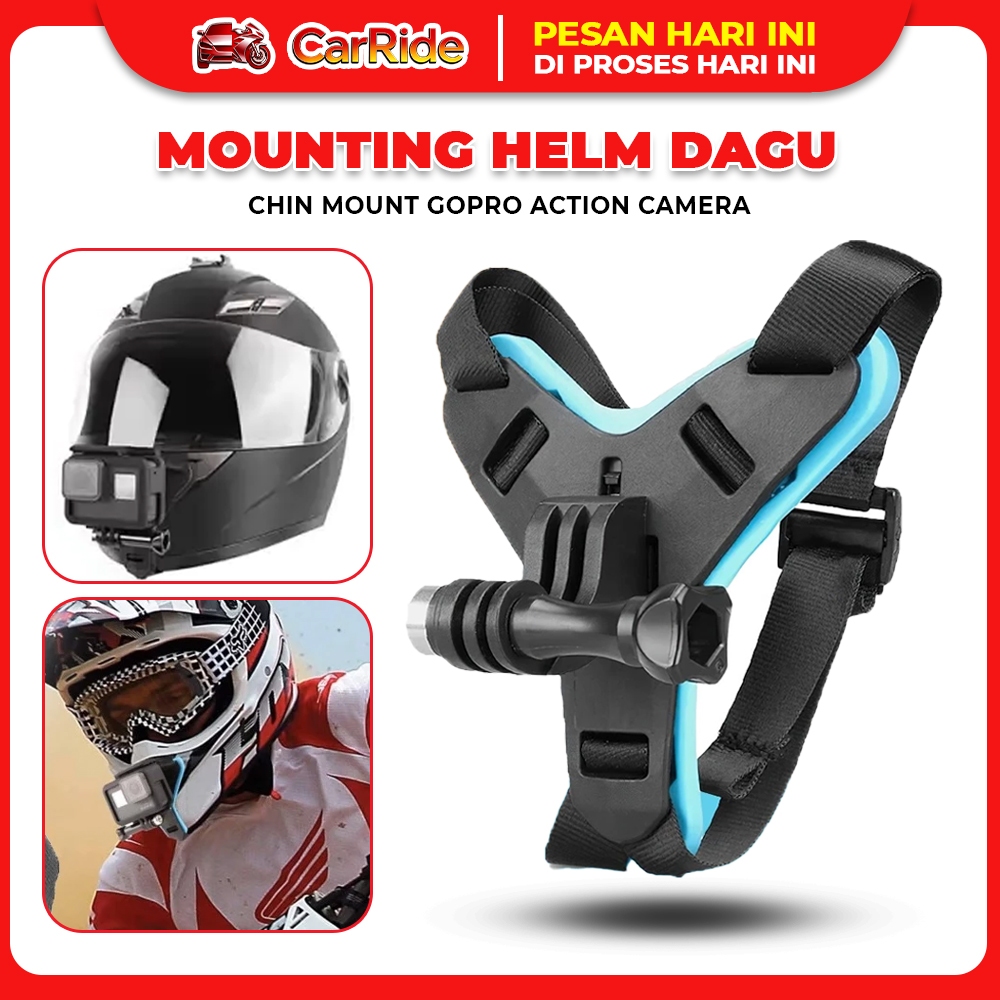 Mounting Helm Motor Holder Kamera Aksi Universal Adjustable